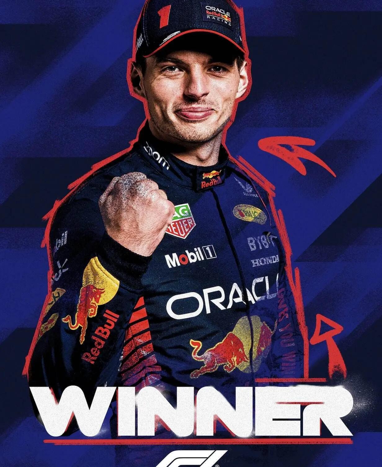 F1新赛季揭幕战：维斯塔潘杆位夺冠